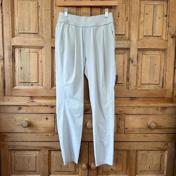 Athleta Womens Size 0 Gray Interlude Ankle Pants Jogger Pants Elastic‎ Waist - Picture 1 of 5